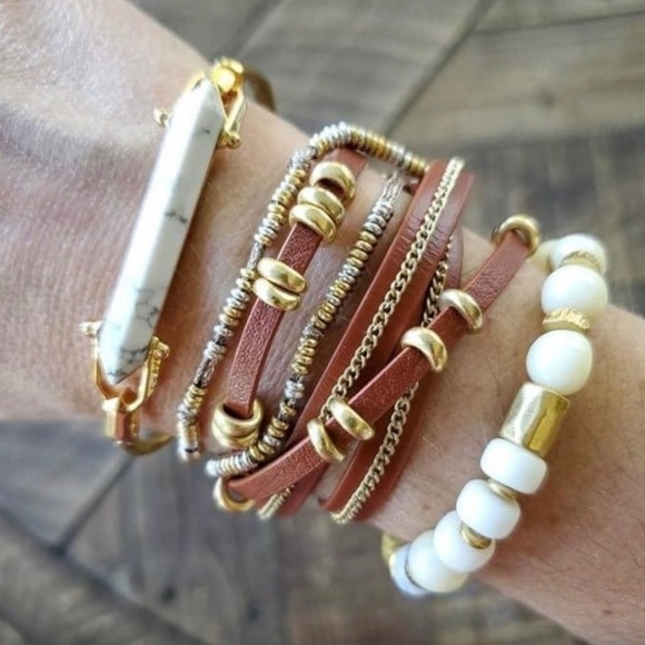 Stella & Dot Maize Wrap Bracelet - Picture 4 of 4